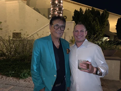Jeff Barnes with Robert Kiyosaki